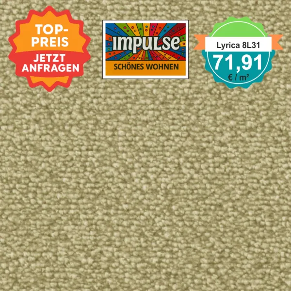 Vorwerk Lyrica 8L31 savanne – Velours Teppich – € 71,91/m² – Produktbild